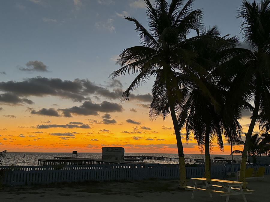 Sunrise in Caye Caulker